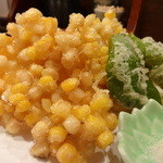 いわや - とうもろこしのかきあげ（2014/08）