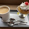 プロント - ホットコーヒー（R）と、かなり固めのクラシックプリン