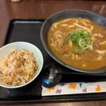 讃岐うどん つる凜 - カレーうどん大かやくごはんランチ990円