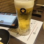 焼肉工房 山五 - 生ビール