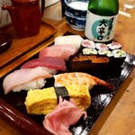 柳橋 幸寿司 - 料理写真:上にぎり　￥1,620(※2025.04現在)