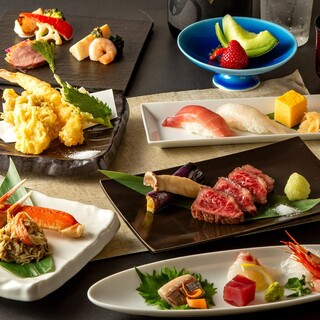 彩り豊かな旬の味覚満喫コース♪