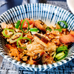 煮干しラーメン キングニボラ - 特製イワシ飯