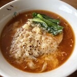 ラーメン イッケン - 麺はフィットチーネを思わせる低加水平打ち麺！旨い！