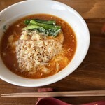 ラーメン イッケン - 5月の限定麺ガリトマ炙りチーズ1000円税込