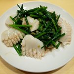 台湾料理 聖樺 - 花ニラとイカ炒め（1,200円）