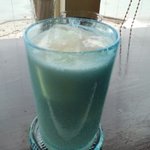 きれいなグラス♪　ラッシー