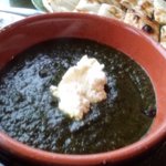 木もれ陽亭 - ほうれん草とチーズ　この辛さがいいな。