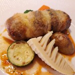 ビストロ ル ブルジョン - イワシの詰め物をしたイワシのロースト