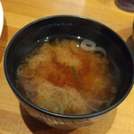洋食屋 うおひろ - 味噌汁