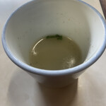 西陣 鳥岩楼 - 美味しいよりも、ホッと一息つける生姜スープです。