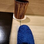 島津 - 青いおしぼり