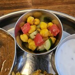 南インド食堂 チェケレ - 豆のピクルス