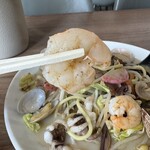 ちゃんぽん　一真 - 大きな海老