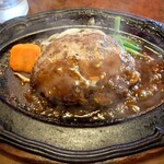 ステーキ屋ひろ - 特大ハンバーグセット300g