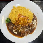 浅草聚楽 - ビーフシチューオムライス