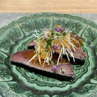 新富町 湯浅 - 初鰹 紹興酒漬け