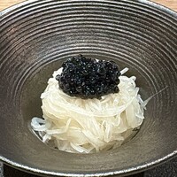 新富町 湯浅 - 新じゃがいも 熟成キャビア和え