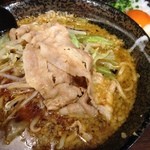 麺屋わっしょい - 初代　カレー黒醤油＋玉子飯