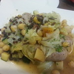 ビストロ バキュース - ２０１４・８・１６　自家製ソーセージとレンズ豆の煮込み