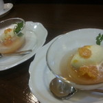 ビストロ バキュース - ２０１４・８・１６　白桃のコンポート