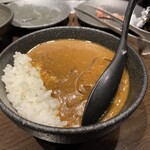 炭焼き 成吉思汗いし田 - 〆の自家製ミニカレー