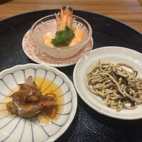 中国菜厨 エスサワダ 新丸ビル店 - 前菜三種盛り合わせ