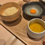 鳥いち - 鶏だし炊き込み卵かけご飯