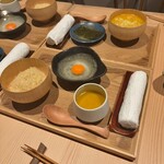 鳥いち - 鶏出汁炊き込み卵かけご飯と鶏白湯ラーメン