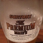 たらく うめ銀 - プレモルの生は美味しいです