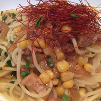 Couche - ベーコンとトウモロコシのパスタ