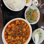 中華酒家 福籠 - 四川麻婆豆腐定食＋辛味3