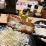 松のや - いちおう、チキンカツ、にゅ〜〜ん！