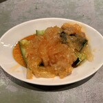 ちょもらんま酒場 - きくらげ黒酢麻辣合え