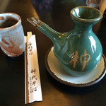 手打 神代そば - 甘辛く濃い目のつけ汁