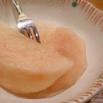 真 ゆき - 甘くてジューシーな桃でした。