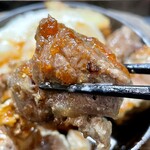 かしら焼き＆もつ鍋 金太郎 - サイコロステーキ定食1.5倍