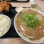 天下一品 - こってり並唐揚げ定食