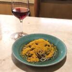 銀座 しまだ - からすみそば