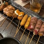 串揚げと肉炙り寿司 KUSHIEMON - 