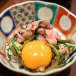 礼讃 - 田せりと中川牛のすき焼き