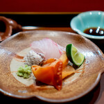 礼讃 - 明石の鯛、大分の赤貝