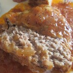 壱弐参 CAFE - 三元豚のあらびきハンバーグ