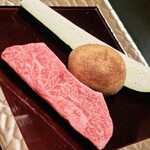 銀座 鉄板焼き ステーキ K-sio - 主菜：宮城仙台牛最高級A5銘柄牛サーロインステーキ