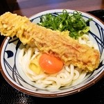 丸亀製麺 - 釜たまちくわ天