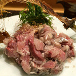 イワシのたたき。骨はカリカリ！