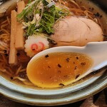 旬采 zio - 煮干しそば のスープ