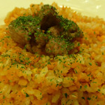 きっちん紅屋 - 夢ピラフ（サイコロステーキが乗っています）