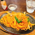 パーラー樹 - 料理写真:スパゲティ&ミニミニパフェセット