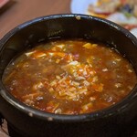 西安刀削麺酒楼 - 石焼きマーボー豆腐　1,280円